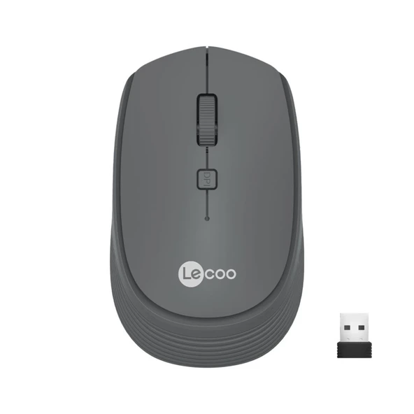 LECOO WS202-G GRİ USB KABLOSUZ MOUSE