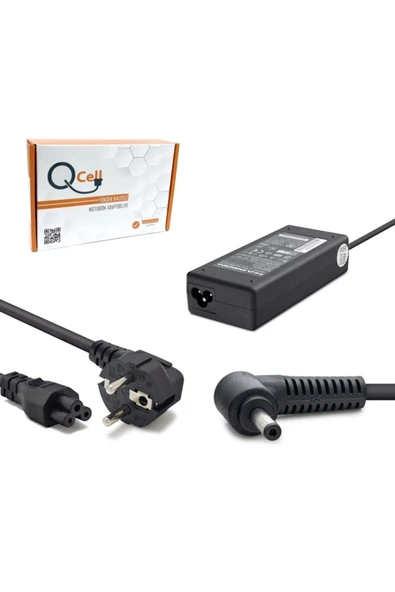 Notebook Adaptör Asus 65w 19v 3.42a 4.0x1.35mm Qcell Qba-011