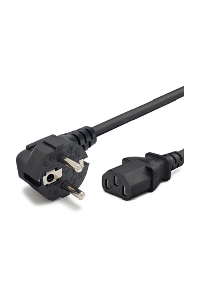 Power Kablosu Kasa Monitör Kablosu Pover Kablo 1.5 Metre