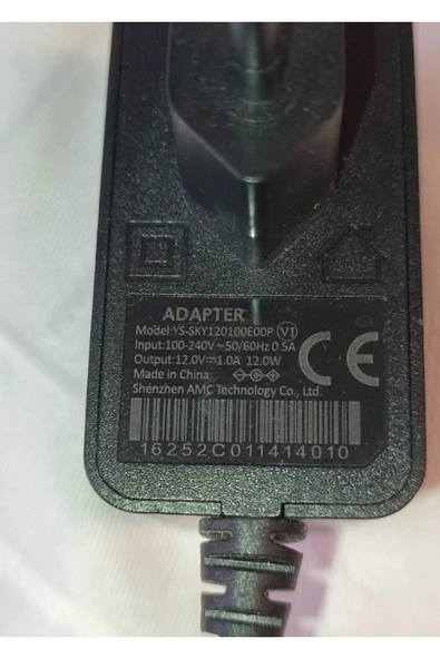 SKY120100E00P 12V 1A YS-SKY120100E00P 5.5x2.5mm Adaptör ürün görseli