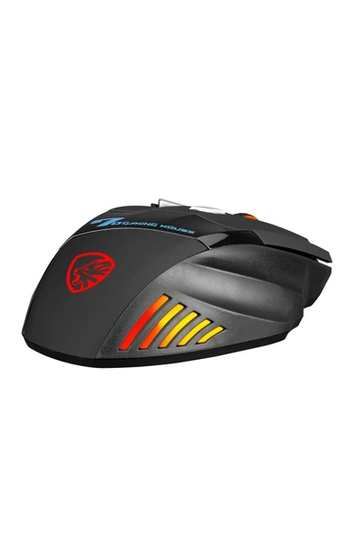 Srknx Gamy Siyah Gaming Oyuncu Mouse Rgb Led Işık Hy-x7 Modern Tasarım 431550 Modelist 999178 - 3