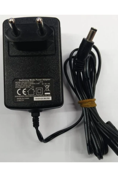 Dc Adaptör - Fm120015-eu24 - 12 Volt 1.5 Amper - 5.5x2.5 Mm Uç ürün görseli