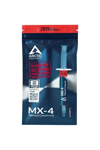 Arctic Mx-4 Termal Macun -ultra Yüksek Kaliteli Soğutma Performans 4gr.
