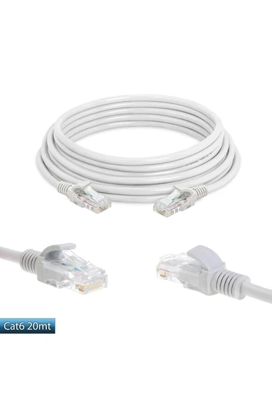 Gabble Gab-c620 Cat6 Patch Network Ethernet Kablo 20 Metre