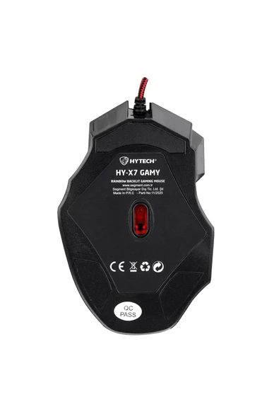 Srknx Gamy Siyah Gaming Oyuncu Mouse Rgb Led Işık Hy-x7 Modern Tasarım 431550 Modelist 999178 - 5