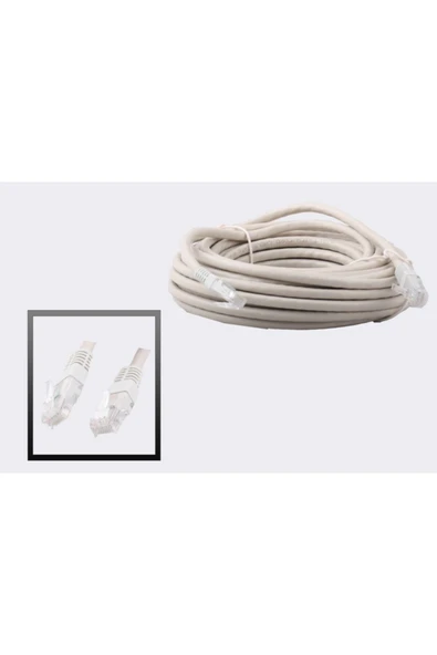 Np511 Cat5 10mt Gri Utp Patch Kablo