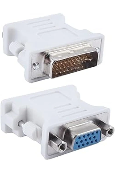 Dvi (24+5) To Vga Dönüştürücü Adaptör Monitör Kablo Ucu Çevirici