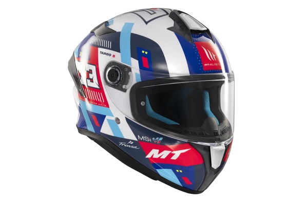 KASK MT HELMETS TARGO S D7 MAVİ SERGİO GARCIA - 4