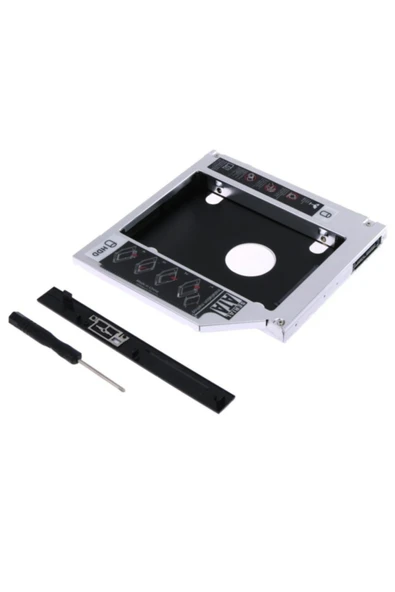 Hdd Caddy Notebooklara 2. Disk Ssd Takmak Için Hdd Kızak 12.7 mm