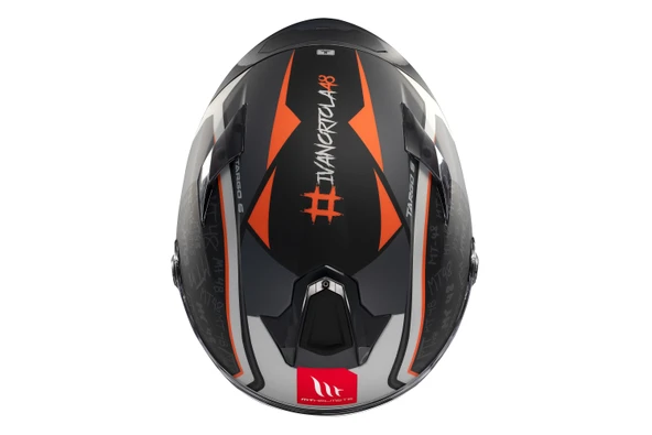 KASK MT HELMETS TARGO S B4 TURUNCU MAT IVAN ORTALA - 5