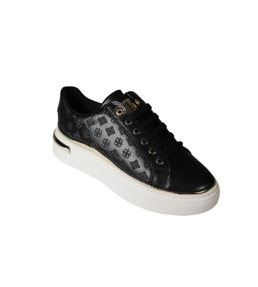 YAZKIŞ Kadın Siyah Beyaz Kalın Taban Günlük Spor Ayakkabı - Resim 2