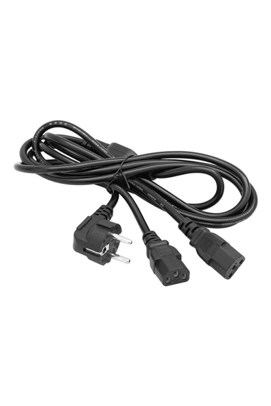 Mlvx Powermaster Pm-17972 Tek Priz Çift Güç Çıkışlı 1.8 Metre Power Kablosu Mlv Blsm - 2