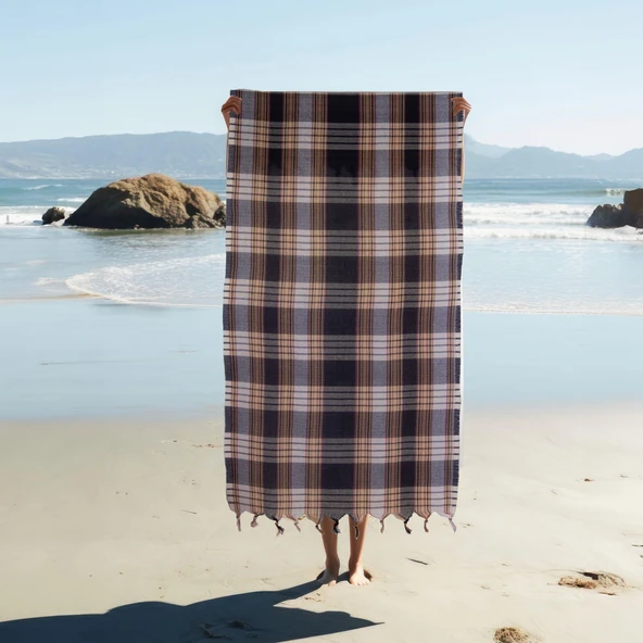 Homedius %100 Pamuk Siyah Hamam Peştemali 2'li - 80 x 160 cm - 2