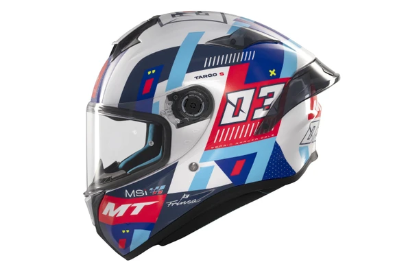 KASK MT HELMETS TARGO S D7 MAVİ SERGİO GARCIA - 5