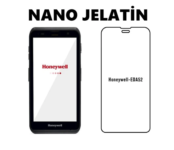 Honeywell EDA52 ile uyumlu 1 Adet Ön Body Şeffaf Ultra Ekran Koruyucu Nano Jelatin ürün görseli