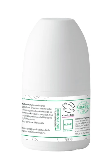 Siveno Roll On Erkek Deodorant Ter Kokusu Önleyici Bitkisel Leke Bırakmayan Vegan 50 ml - 2