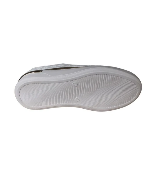 YAZKIŞ Kadın Siyah Beyaz Kalın Taban Günlük Spor Ayakkabı - Resim 9