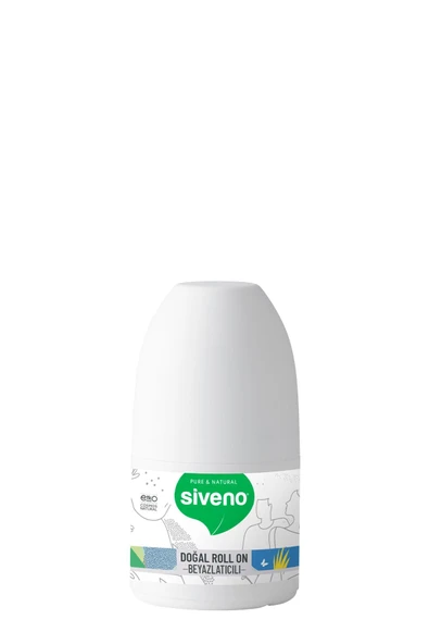 Siveno Roll On Beyazlatıcı Etkili Deodorant Ter Kokusu Önleyici Bitkisel Lekesiz Vegan 50 ml ürün görseli