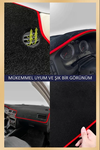 Torpido Koruma Halısı Siyah Ford Tourneo Connect 2002-2008 ile Uyumlu - 2