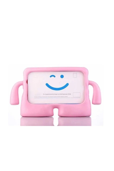Galaxy Tab A9 Plus 11inç X210 S9FE Uyumlu Kılıf Çocuklar için Eğlenceli Emoji Standlı Kollu Silikon
