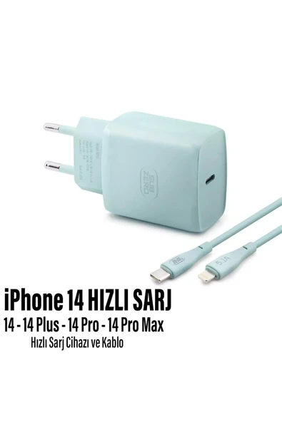 iPhone 14 Uyumlu Şarj Aleti HIZLI PD Şarj Cihazı Apple iPhone 14 Pro 14 Plus 14 Pro Max 25W HIZLI ürün görseli
