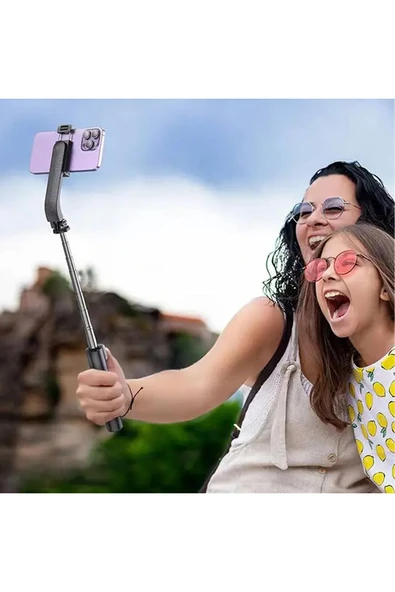 Monopod Tripod Selfie Çubuğu Bluetooh  Kumandalı Telefon Tutucu 98CM - 6