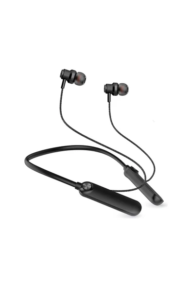 Kablosuz Bluetooth Kulaklık Stereo Mikrofon Boyun Askılı Sporcu Kulaklık Super Bass 130 Saat Ep120 - 2