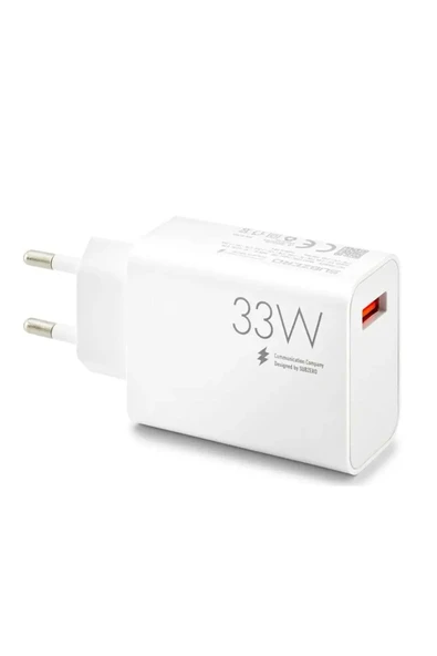 Redmi 13C Şarj Aleti 33W HIZLI Şarj Cihazı Redmi 13 Uyumlu Şarj Adaptör ürün görseli