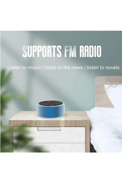 Mini Bluetooth Hoparlör Ses Bombası TWS Çift Hoparlör Bağlantısı - 5