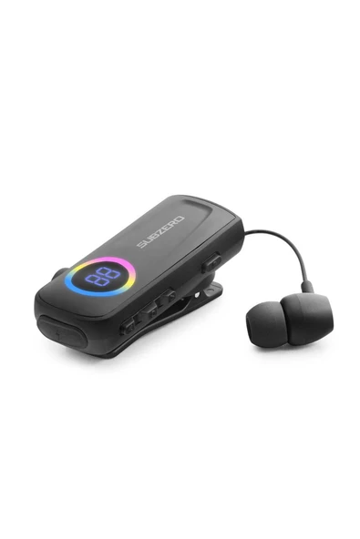 Motor Sürücüleri İçin Rüzgar Kesici Makaralı Bluetooth Kulaklık Titreşimli Yaka Mandallı 30 Saat