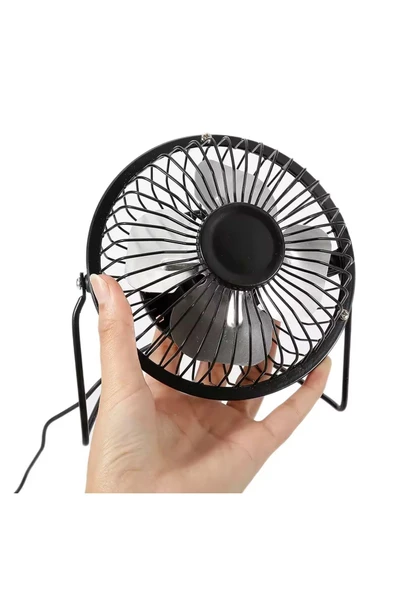 Taşınabilir Mini Fan Soğutucu Serinletici Pervaneli Masaüstü Vantilatör Klima Usb - 2
