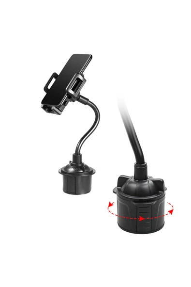 Araba Telefon Tutacağı Bardaklık Telefon Tutucu - Resim 3