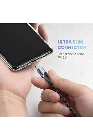 iPhone 16-16 PLUS-16 PRO-16 PRO MAX uyumlu Metak Başlık AUX Ses Dönüştürücü Hasır Type-C Çevirici - 2