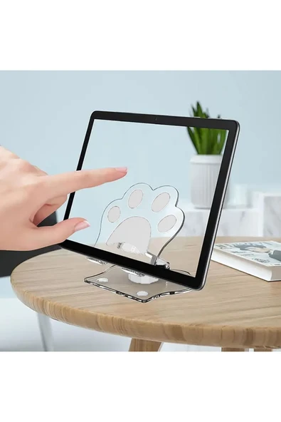 Masaüstü Telefon Ve Tablet Tutucu 360° Dönebilen Katlanabilir Taşınabilir Kaliteli Telefon Standı ürün görseli