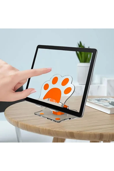 Masaüstü Telefon Ve Tablet Tutucu 360° Dönebilen Katlanabilir Taşınabilir Kaliteli Telefon Standı ürün görseli