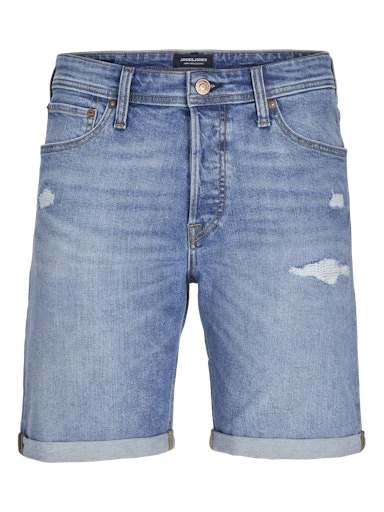JACK JONES Erkek Blue Denim Shorts 12269612