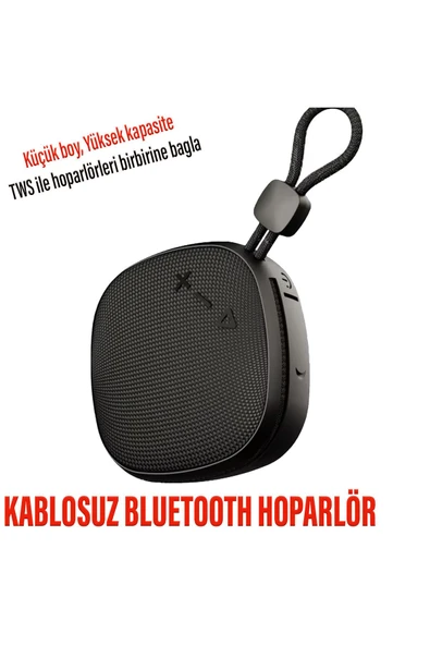 Yüksek Bass Bluetooth Hoparlör Ses Bombası TWS Çift Hoparlör Bağlantısı 1200 mAh Speaker