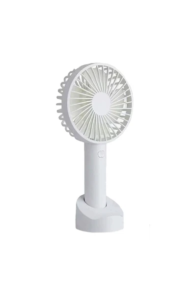 Şarjlı Mini Fan Taşınabilir El Ve Masa Üstü 3 Kademeli Vantilatör