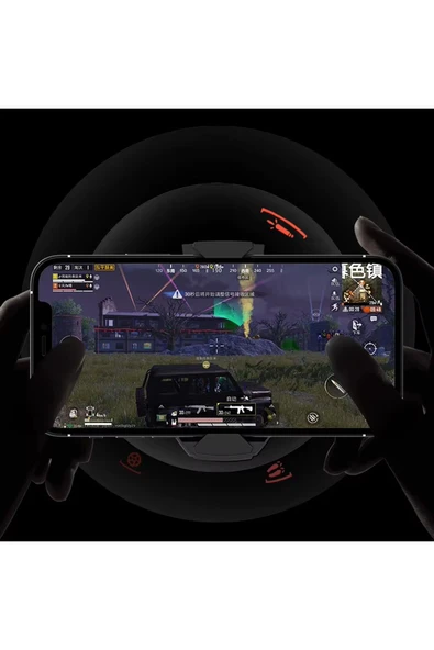 Gaming Cep Telefon Hava Soğutma Fanı Metal Radyatör Soğutucu Mavi Efekt İos Android Pubg Uyumlu - 3