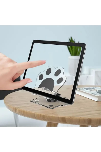 Masaüstü Telefon Ve Tablet Tutucu 360° Dönebilen Katlanabilir Taşınabilir Kaliteli Telefon Standı ürün görseli