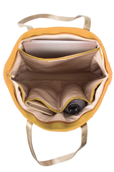 Deniz / Plaj / Havuz / Ofis Çantası Su Geçirmez Büyük Boy Kullanışlı Tote Çanta Yaz Kış Kullanım  SARI - Resim 4