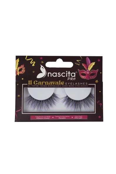 Nascita Karnaval Serisi Renkli Takma Kirpik 131