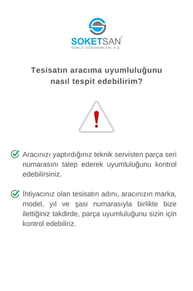 Mercedes W204 Arka Tampon Park Sensör Tesisatı A2045400708 - 3