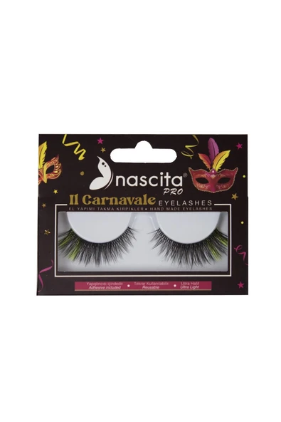 Nascita Karnaval Serisi Renkli Takma Kirpik 130