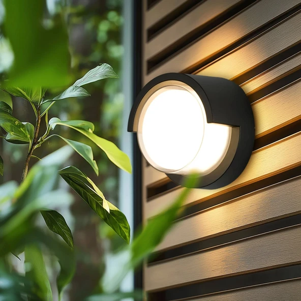 CATA CT-7077 Bora LED Bahçe Aplik Sıva Üstü Gün Işığı beyaz 3200K 7W aydınlatma - 3