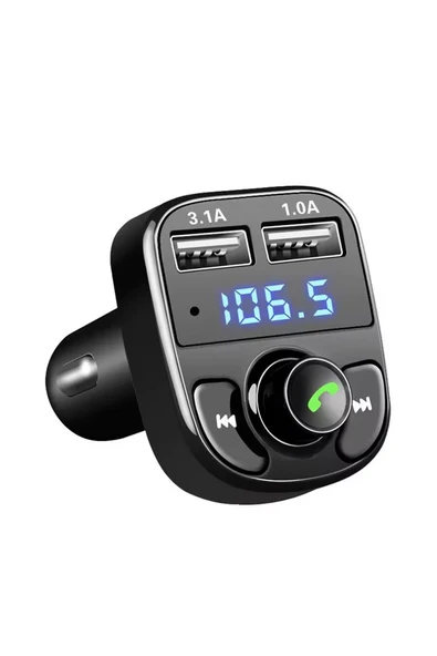 Bluetooth Araç Kiti Araç Fm Transmitter Şarj USB MP3 PD Flash Için Uygun Çakmaklık Giriş