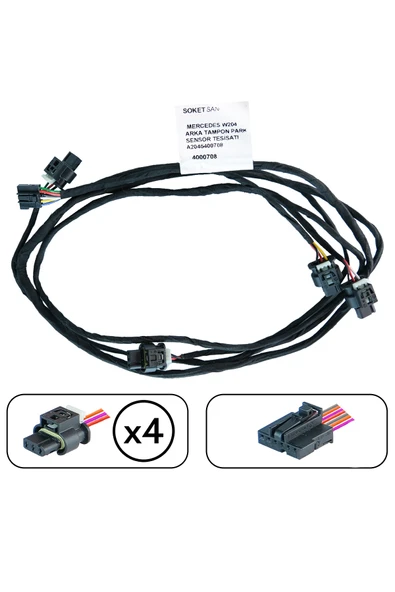 Mercedes W204 Arka Tampon Park Sensör Tesisatı A2045400708