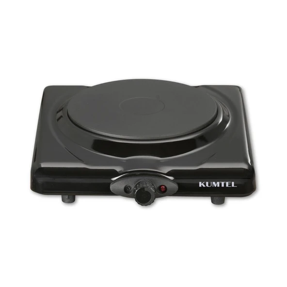 KUMTEL LX-7115 Hotplate Ayarlanabilir Termostatlı Tekli Elektrikli Ocak - Siyah