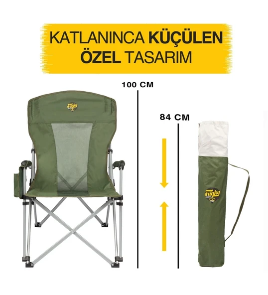Big Small Kamp Sandalyesi Haki - 2