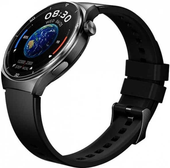Qcy Gt2 Amoled Akıllı Saat Telefonla Sesli Görüşme 60hz Siyah